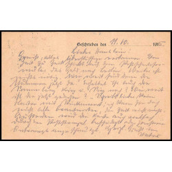 15892 allemagne kehl 1915 infanterie 99 feldpost guerre 1914/1918 ww1 censure carte postcard