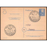 15900 allemagne Ganzsache deutsche post 12Pfg Michel P36 dresden 1948 carte postale entier stationery 