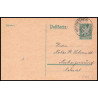 15902 allemagne Ganzsache reich 5 vert heddesheim 1925 carte postale entier stationery 