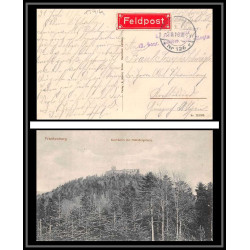 15914 allemagne 1916 feldpost 126 ww1 guerre 14/18 frankenburg carte postcard 