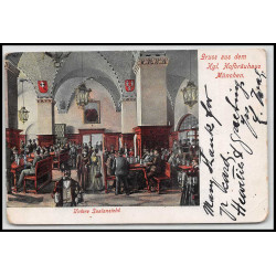 15915 allemagne bayern 1906 lausanne suisse carte untere saalansicht munchen postcard 