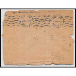 15928 allemagne reich recommandé censure guerre 39/45 ww2 munchen issy les moulineaux 1943 lettre cover 