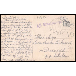 15936 allemagne feldpost 2a 11 ersatzkomp praha ceskoslovensko 1915 ww1 guerre 14/18 carte postcard 