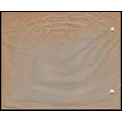15945 allemagne reich infla N°364 franke mengeringhausen 1923 seul sur lettre cover 