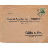15946 allemagne reich infla N°363 zurich 1923 pour coln seul sur lettre cover 