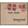 15950 allemagne reich infla 1923 berlin bergneustadt lettre cover 