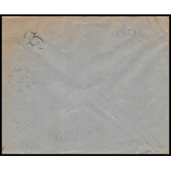 15951 allemagne reich infla N°258 holzweissig leipzin 1923 seul sur lettre cover 