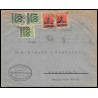 15957 allemagne reich affranchissement infla 1923 Woltwiesche lettre cover 
