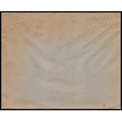 15963 allemagne reich infla N°324 krag zuleger leipzig 1923 seul sur lettre cover 