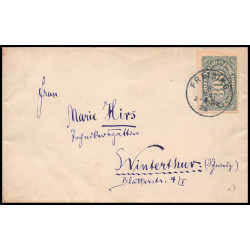 15965 allemagne reich infla N°245 freising 1923 seul sur lettre cover 