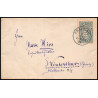 15965 allemagne reich infla N°245 freising 1923 seul sur lettre cover 