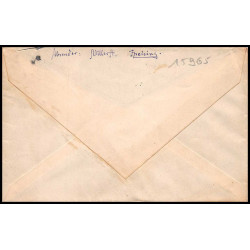 15965 allemagne reich infla N°245 freising 1923 seul sur lettre cover 