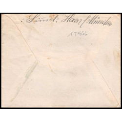 15966 allemagne reich infla N°245 1923 seul sur lettre cover 