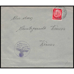 15976 allemagne reich censure guerre 39/45 ww2 1941 maria laach lettre cover 