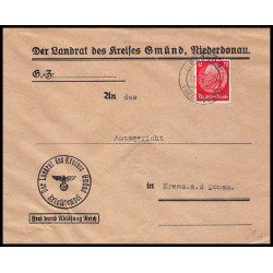 15977 allemagne reich Gmund 1942 lettre cover 