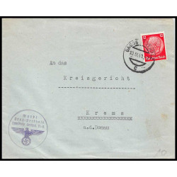 15978 allemagne reich censure guerre 39/45 ww2 gross bertholz 1941 lettre cover 