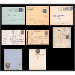15987 belgique lot de 8 lettre et documents depuis 1949 cover 