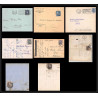 15987 belgique lot de 8 lettre et documents depuis 1949 cover 