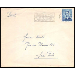 15987 belgique lot de 8 lettre et documents depuis 1949 cover 