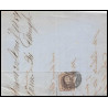 15989 belgique Leopold 10c brun non dentelé sur fragment 