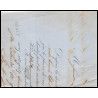 15989 belgique Leopold 10c brun non dentelé sur fragment 