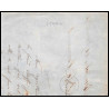 15990 belgique Leopold 10c brun non dentelé malines 1861 sur fragment 