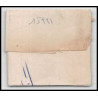15991 belgique Leopold 10c brun non dentelé anvers 1861 sur fragment 