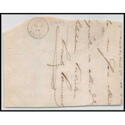 15993 belgique Leopold 10c brun non dentelé malines sur fragment 