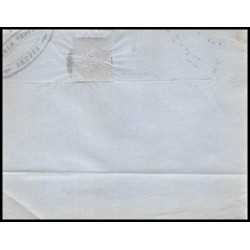 15996 belgique Leopold 10c brun non dentelé anvers sur fragment 