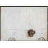 16000 belgique Leopold 10c brun non dentelé bruxelles sur fragment 