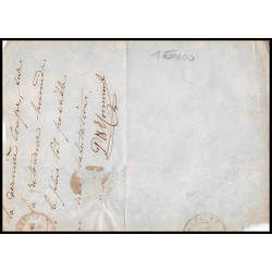 16000 belgique Leopold 10c brun non dentelé bruxelles sur fragment 