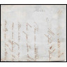 16001 belgique Leopold 10c brun non dentelé bruxelles sur fragment 