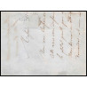16002 belgique Leopold 10c brun non dentelé bruxelles 1861 sur fragment 