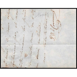 16006 belgique Leopold 10c brun non dentelé bruxelles sur fragment 