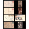 16007 Belgique lot de 4 cartes 1914/1930 postcard