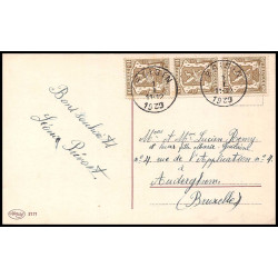 16007 Belgique lot de 4 cartes 1914/1930 postcard