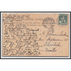 16007 Belgique lot de 4 cartes 1914/1930 postcard