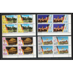 196d Ras Al Khaima MNH ** Mi N°724/729 A jeux olympiques olympic games sights of MUNICH 72 bloc 4 cycling 