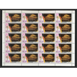 196e Ras Al Khaima MNH ** Mi N°724/729 A jeux olympiques olympic games munich 72 cote 34 feuilles sheets cote 170