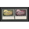 197 yemen kingdom MNH ** Mi N°6/7 A 1962 jeux olympiques olympic games cote 10 euros overprinted in red