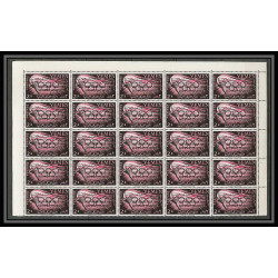 197b yemen kingdom MNH ** N°6/7 A 1962 jeux olympiques olympic games cote 10 euros overprinted red feuilles sheets