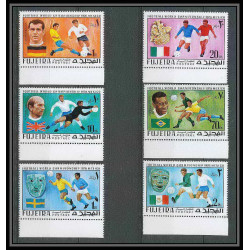 198 Fujeira MNH ** Mi N°544/549 A Football (Soccer) Mexico 70