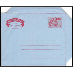 16178 8d neuf TB aérogramme air letter entier stationery gambia gambie