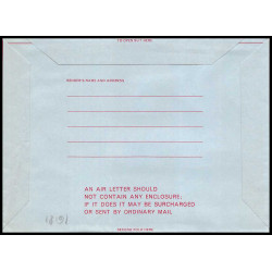 16181 30d neuf TB aérogramme air letter entier stationery gambia gambie