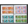 198b Fujeira MNH ** Mi N°544/549 A Football (Soccer) Mexico 70 bloc 4