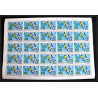 198c Fujeira MNH ** Mi N°544/549 A Football (Soccer) Mexico 70 feuilles sheets