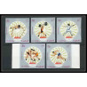 200a - Fujeira MNH ** Mi N°673/677 B Non dentelé imperf jeux olympiques olympic games MUNICH 72 fencing 