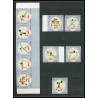 200e - Fujeira MNH ** Mi N°673/677 B bande serie Non dentelé imperf jeux olympiques olympic games MUNICH 72 
