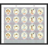 201 - Fujeira MNH ** Mi N°673/677 A jeux olympiques olympic games MUNICH 72 feuilles sheets escrime fencing 