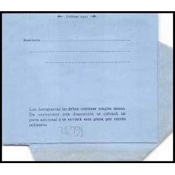 16432 3$ bleu neuf TB par avion aérogramme air letter entier stationery equateur ecuador